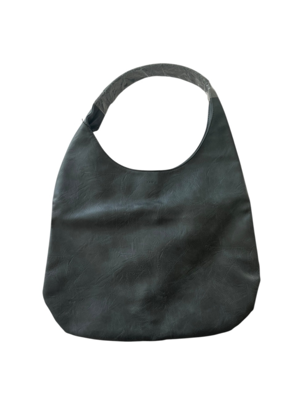 Fawn Slouchy Tote Shoulder Bag Faux Leather Bag Grey NEW NWT - Picture 4 of 8